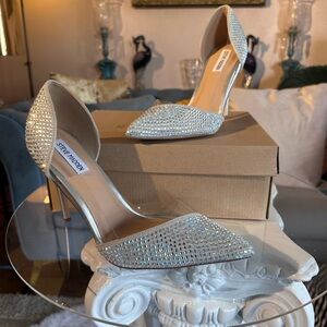 Steve Madden Rhinestone Elata Heels in original box and packing!
